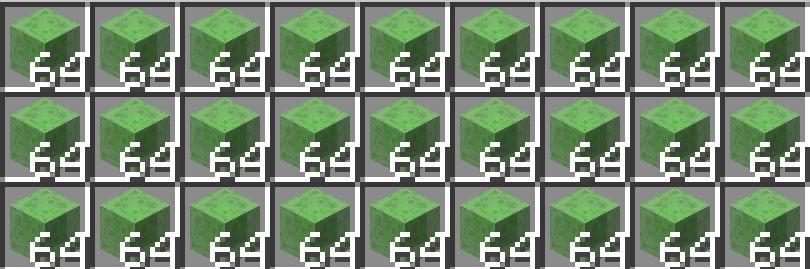 Slime blocks