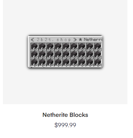 2b2t shop netherite blocks