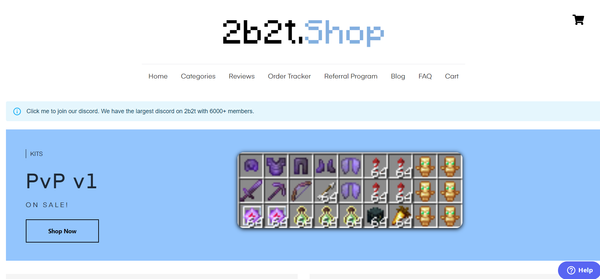 2b2t Shop Official Blog